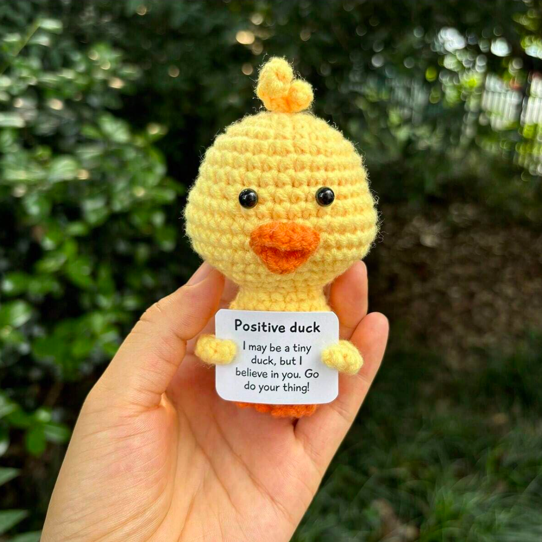 Crochet Positive Duck Joy Gift London