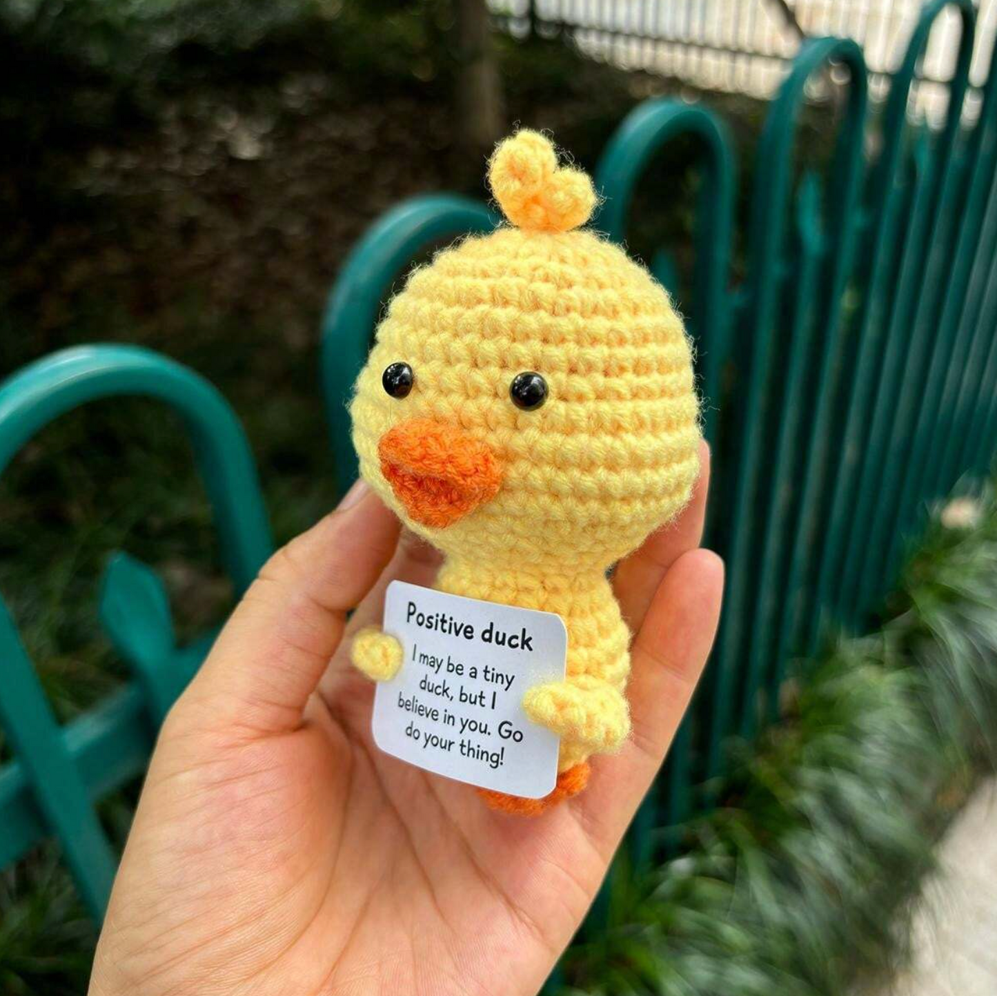 Crochet Positive Duck Joy Gift London