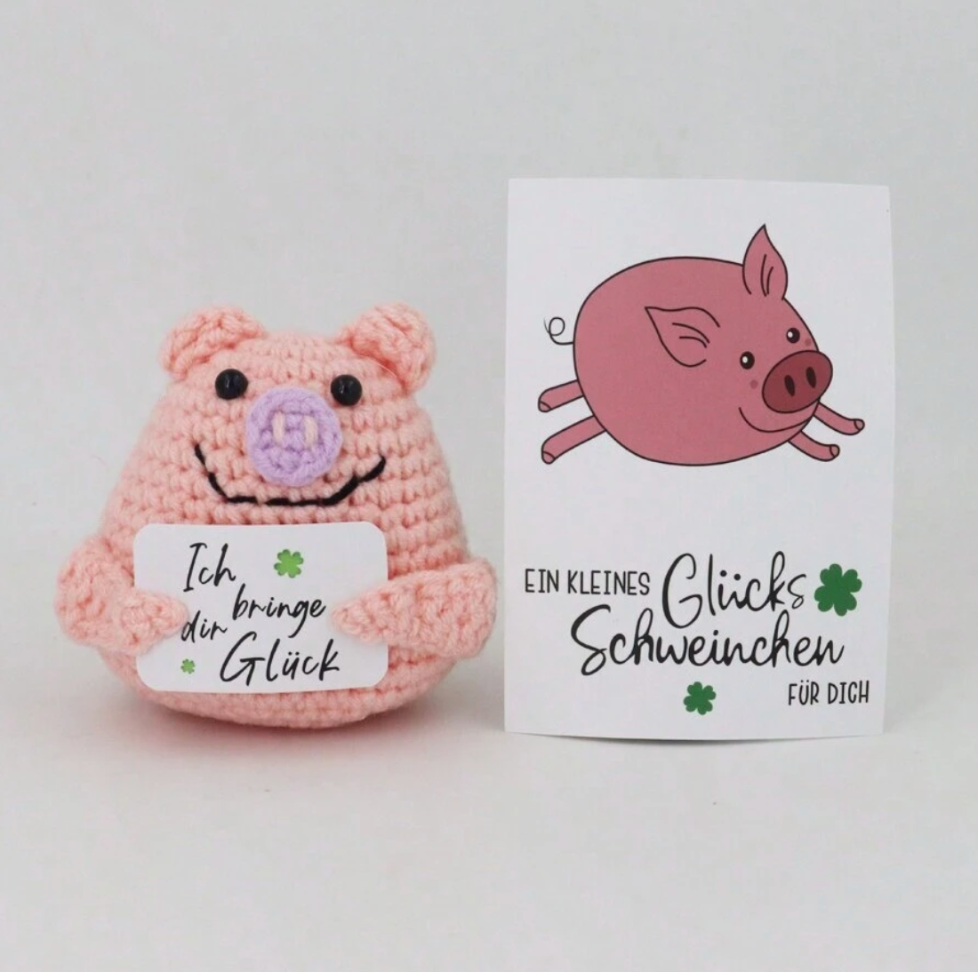 Handmade Positive Pink Pig Joy Gift London