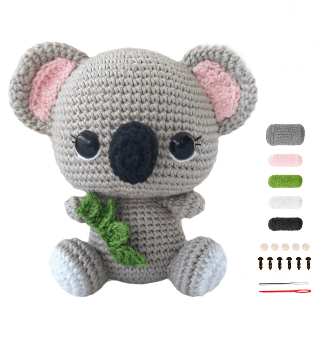 Crochet Amigurumi Kit Koala for Beginners