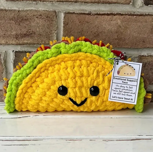 Handmade Emotional Support Taco Joy Gift London