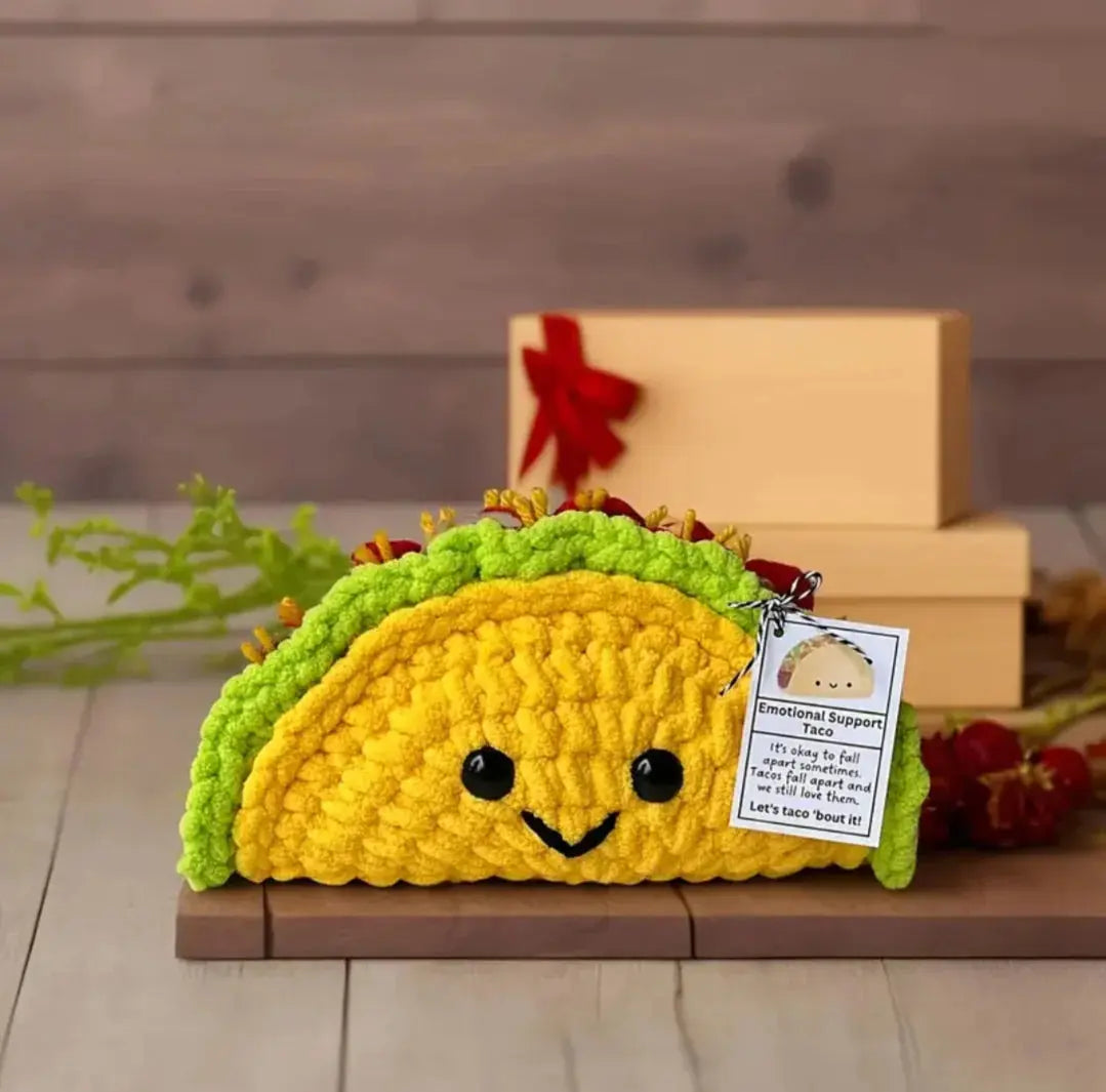 Handmade Emotional Support Taco Joy Gift London