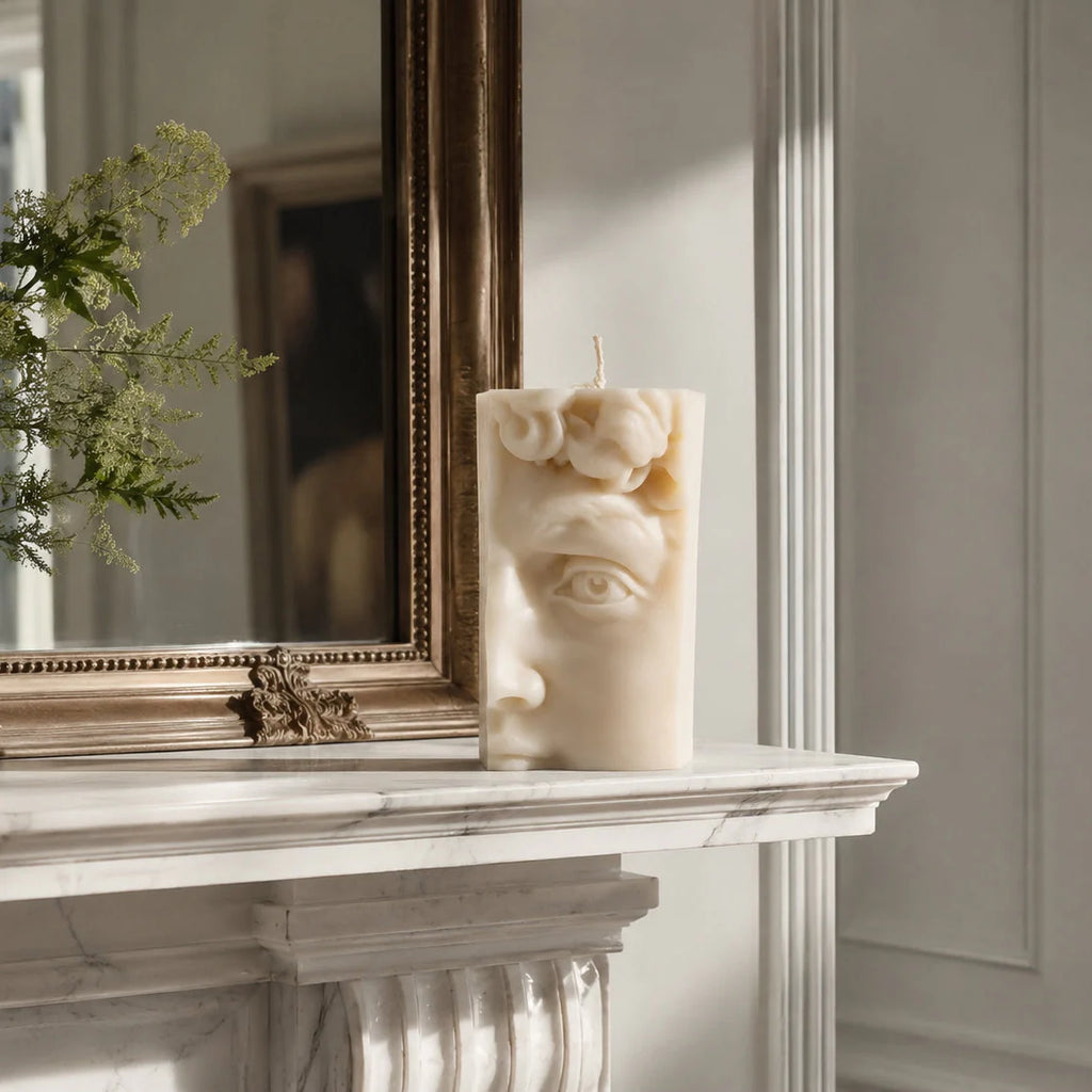 David Bust Sculpture Candle – Classical Renaissance Art Candle