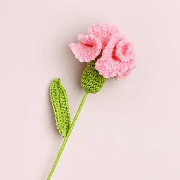 Handmade Crocheted Carnation Flower Joy Gift London