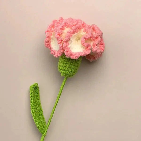 Handmade Crocheted Carnation Flower Joy Gift London