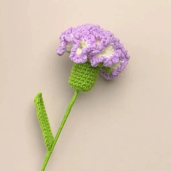 Handmade Crocheted Carnation Flower Joy Gift London