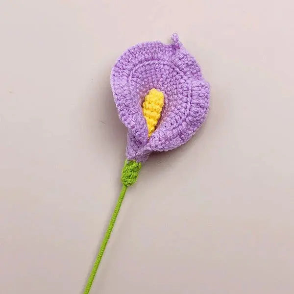 Handmade Crocheted Calla Lily Flower Bouquet - Joy Gift London