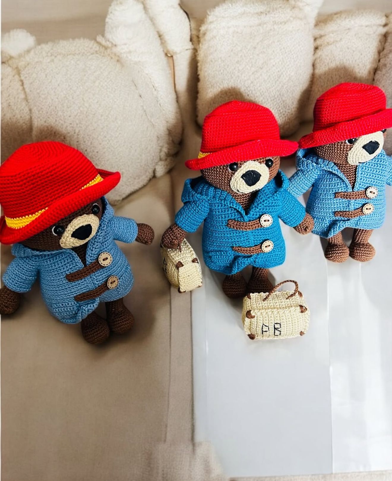 Jouet en crochet représentant l'ours Paddington