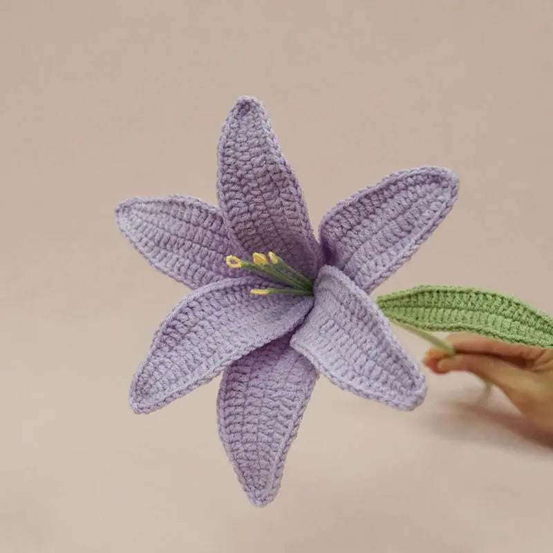 Handmade Crocheted Lilies Joy Gift London