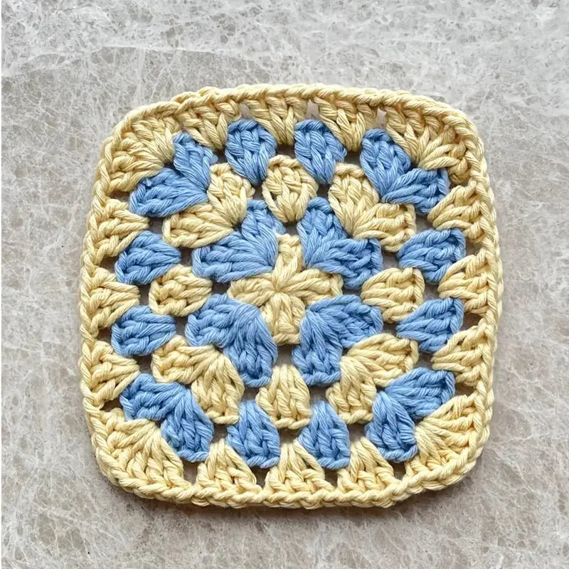 Crochet Square Coasters 2pc - Joy Gift London