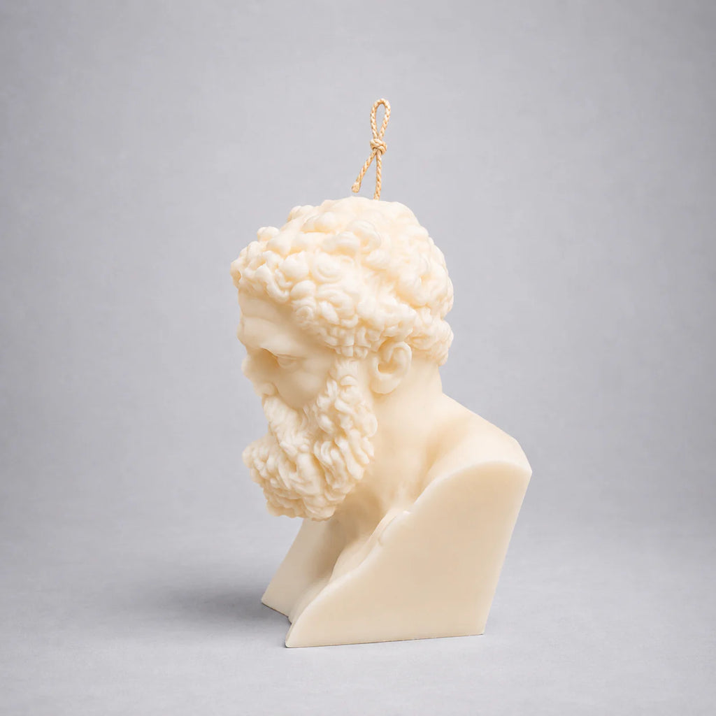 Aristotle Bust – Large Sculptural Candle Joy Gift London