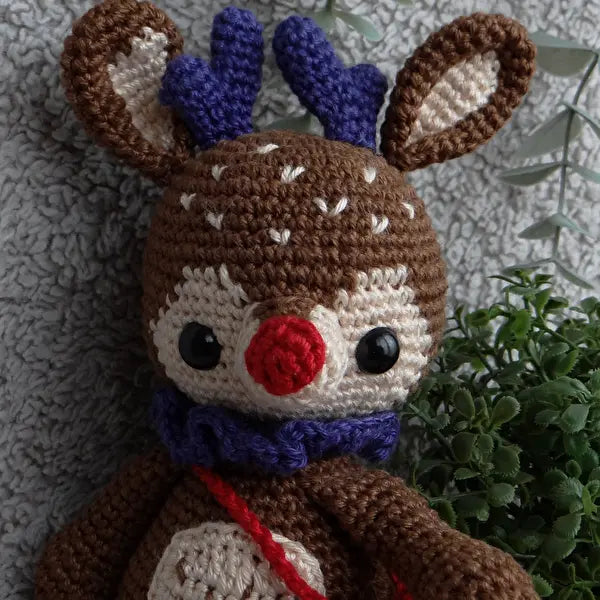 Crochet Cute Deer Toy - Joy Gift London