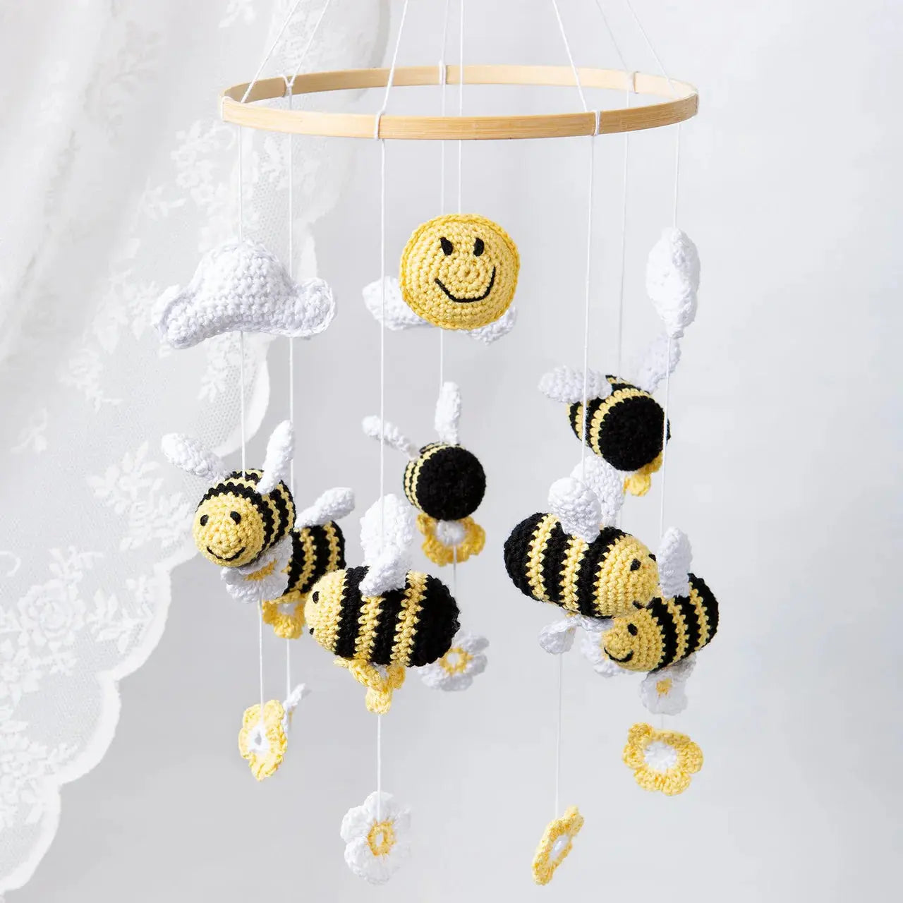 Crochet Bee Baby Mobile TrendyToy