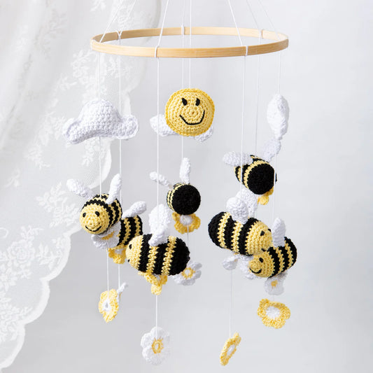 Crochet Bee Baby Mobile