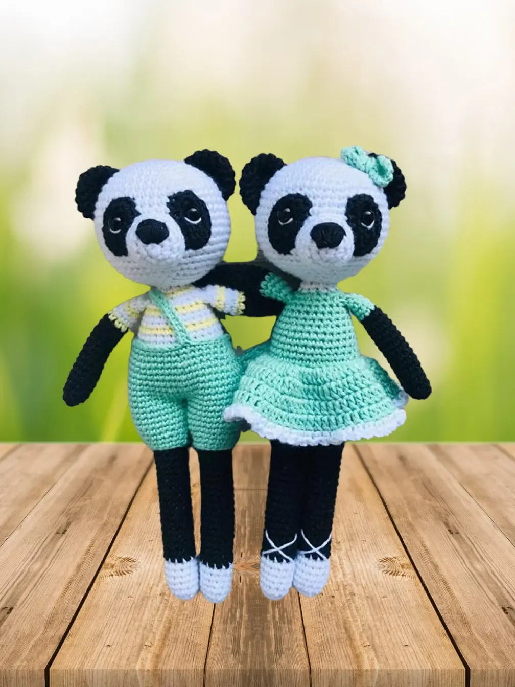 Crochet Panda Friends Toy - Joy Gift London