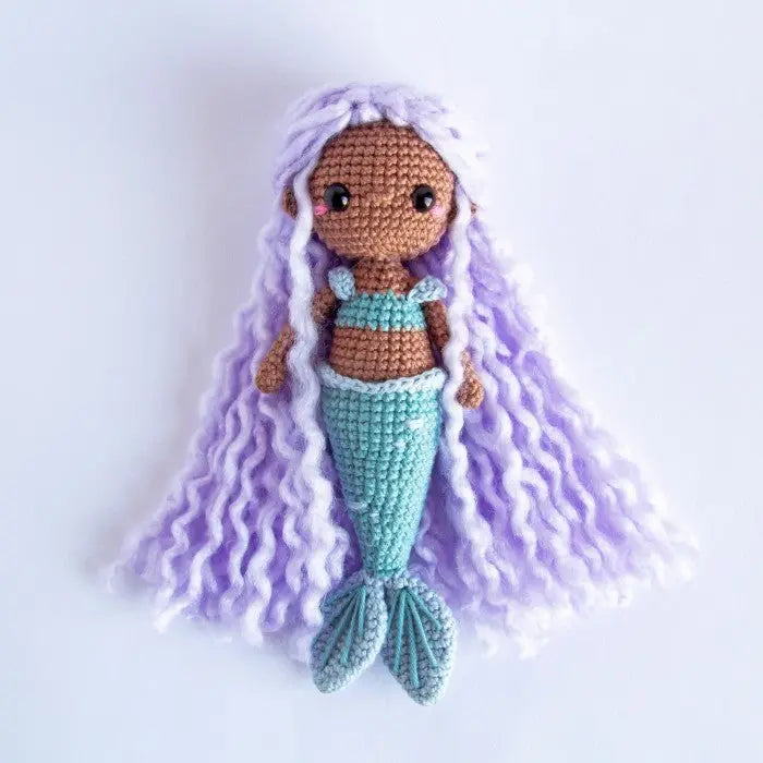 Crochet Mermaid Doll Toy with Jellyfish TrendyToy