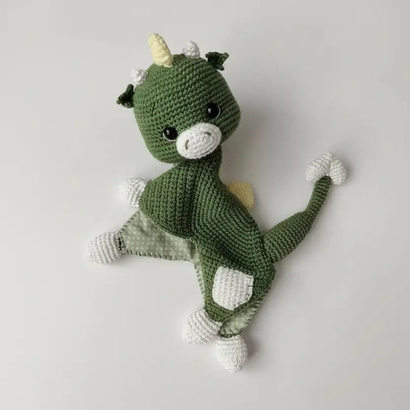 Crochet Cute Bunny Toy with Fancy Purple Dress  Joy Gift London