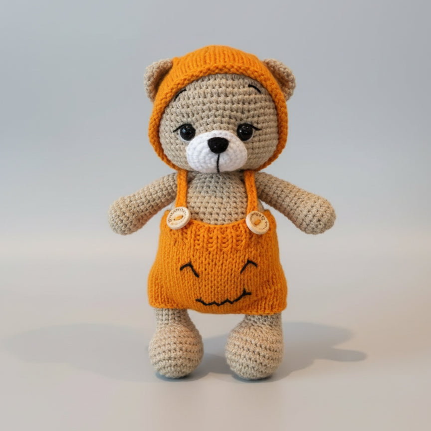 Custom Outfit for Joy Bear – Handmade Crochet Clothes for Teddy Bear - Joy Gift London