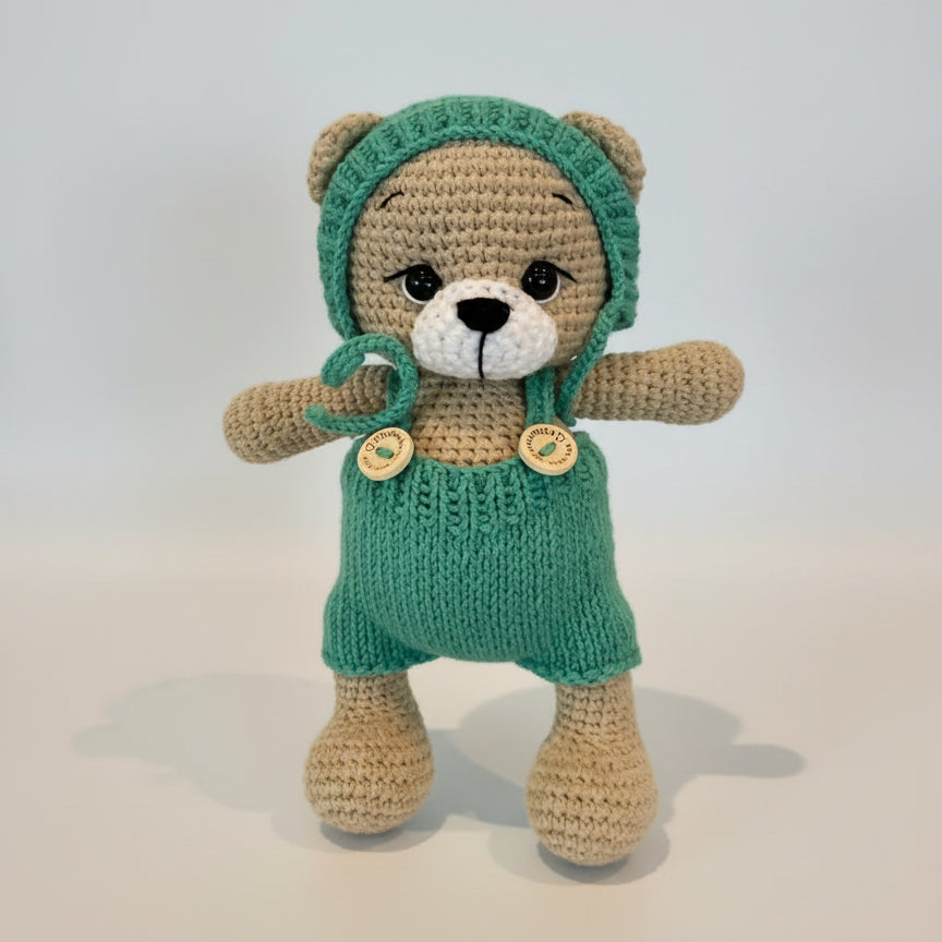 Custom Outfit for Joy Bear – Handmade Crochet Clothes for Teddy Bear - Joy Gift London