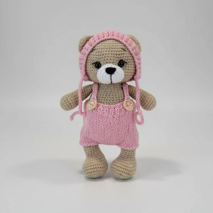 Custom Outfit for Joy Bear – Handmade Crochet Clothes for Teddy Bear - Joy Gift London