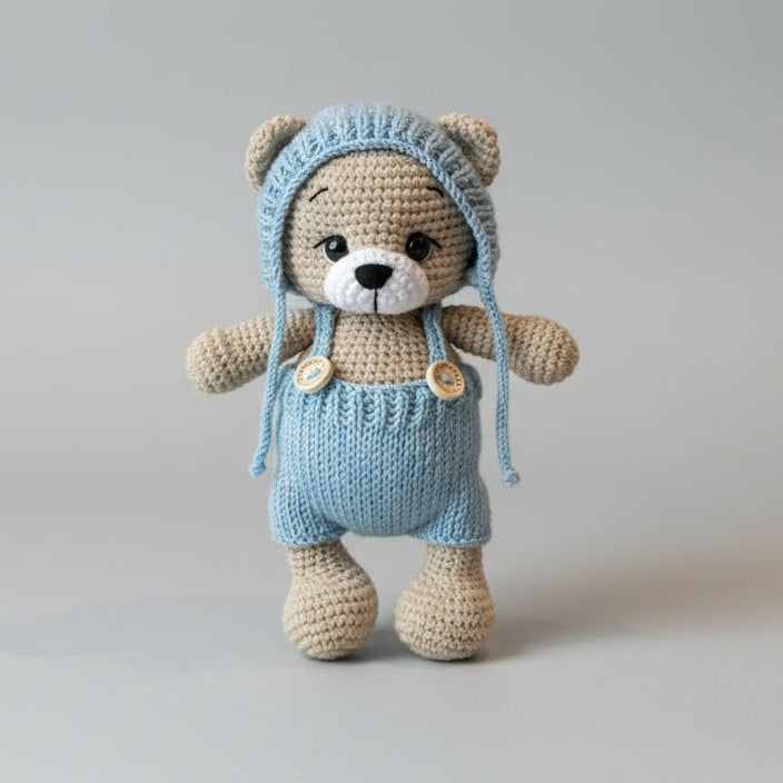 Custom Outfit for Joy Bear – Handmade Crochet Clothes for Teddy Bear - Joy Gift London
