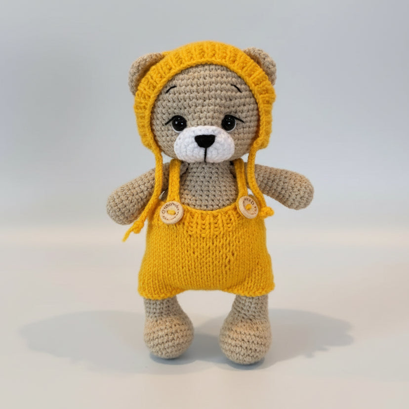 Custom Outfit for Joy Bear – Handmade Crochet Clothes for Teddy Bear - Joy Gift London
