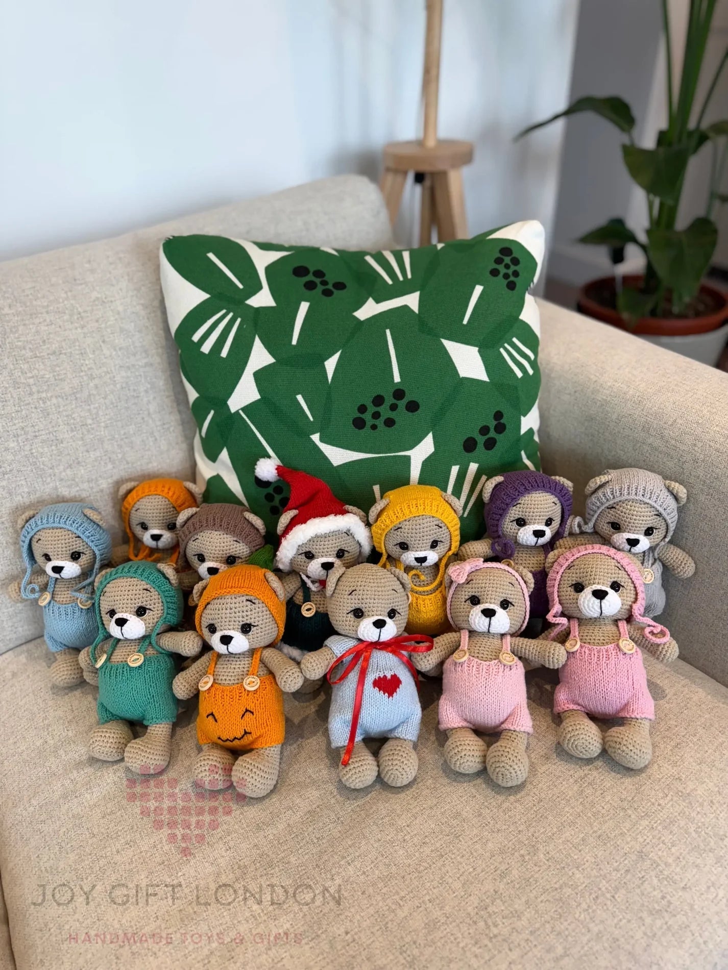 Custom Outfit for Joy Bear – Handmade Crochet Clothes for Teddy Bear - Joy Gift London