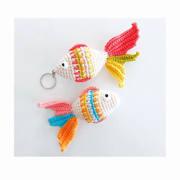 Crochet Fish Keychain Toy - Joy Gift London