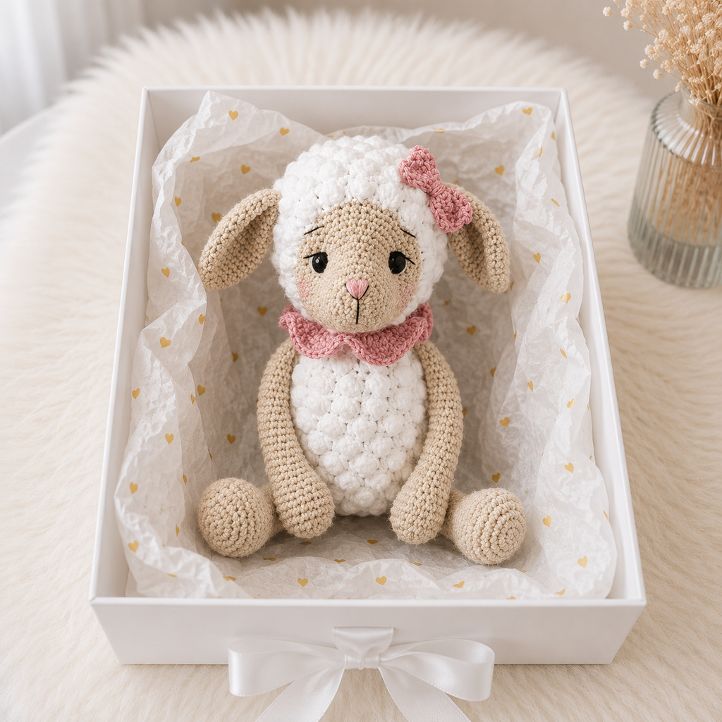 Handmade Crochet Sheep Toy