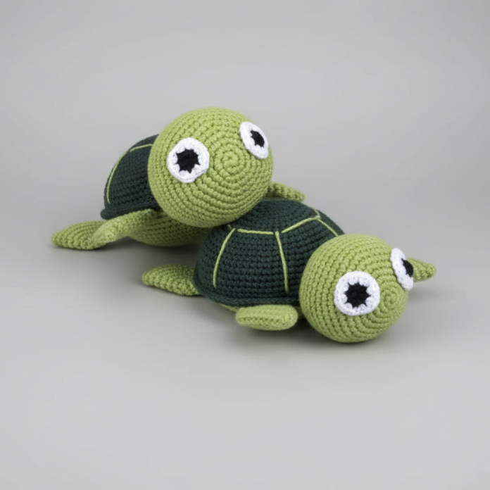 Handmade Crochet Cute Turtles 🐢🐢 Joy Gift London