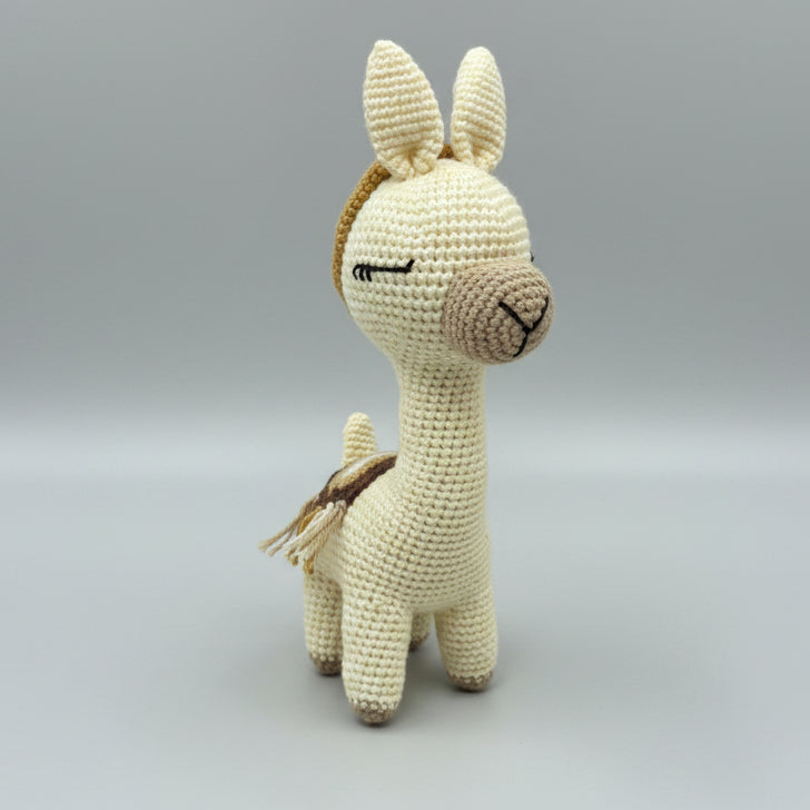 Handmade Crochet Llama Toy Joy Gift London