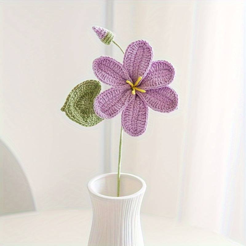 Handmade Crocheted Blooming Lily Bouquet - Joy Gift London