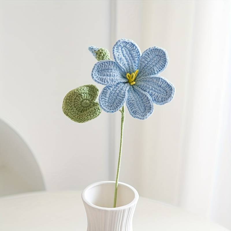 Handmade Crocheted Blooming Lily Bouquet - Joy Gift London