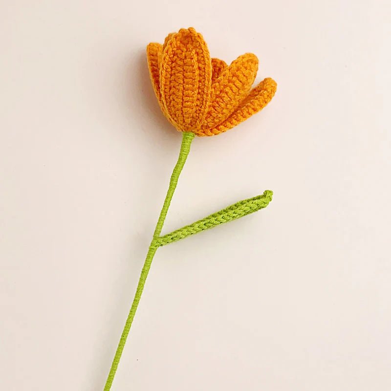 Handmade Crocheted Blooming Tulips - Joy Gift London