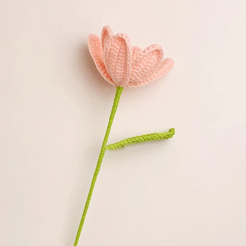 Handmade Crocheted Blooming Tulips - Joy Gift London
