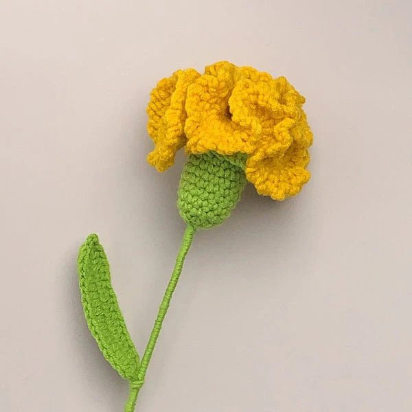 Handmade Crocheted Carnation Flower - Joy Gift London