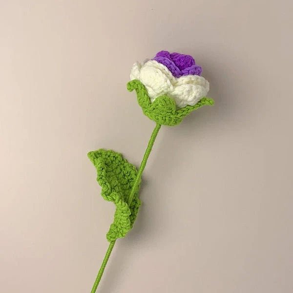 Handmade Crocheted Rose Bouquet - Joy Gift London