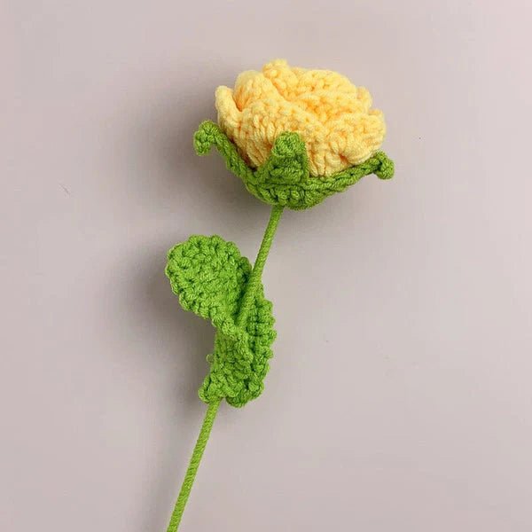 Handmade Crocheted Rose Bouquet - Joy Gift London