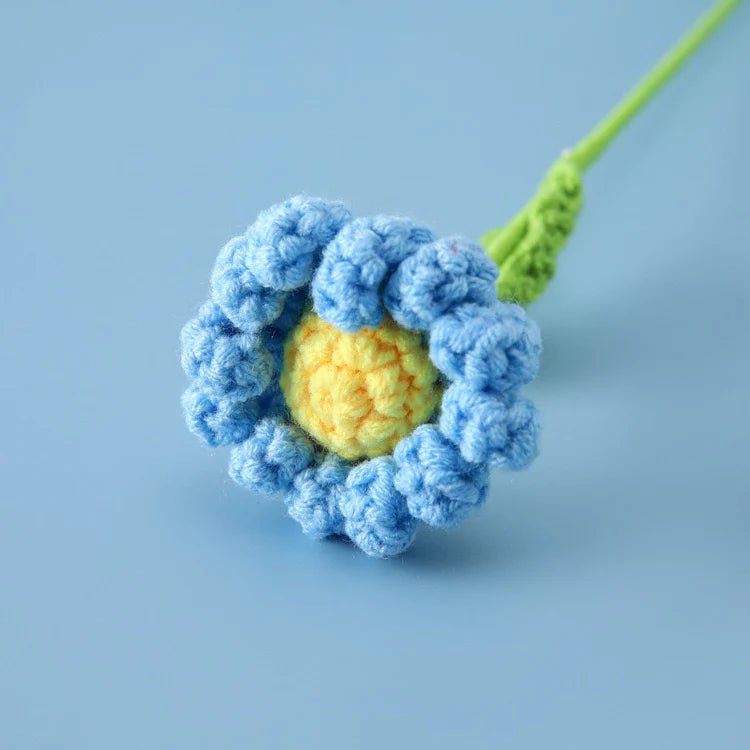 Handmade Crocheted Small Daisy Flowers - Joy Gift London