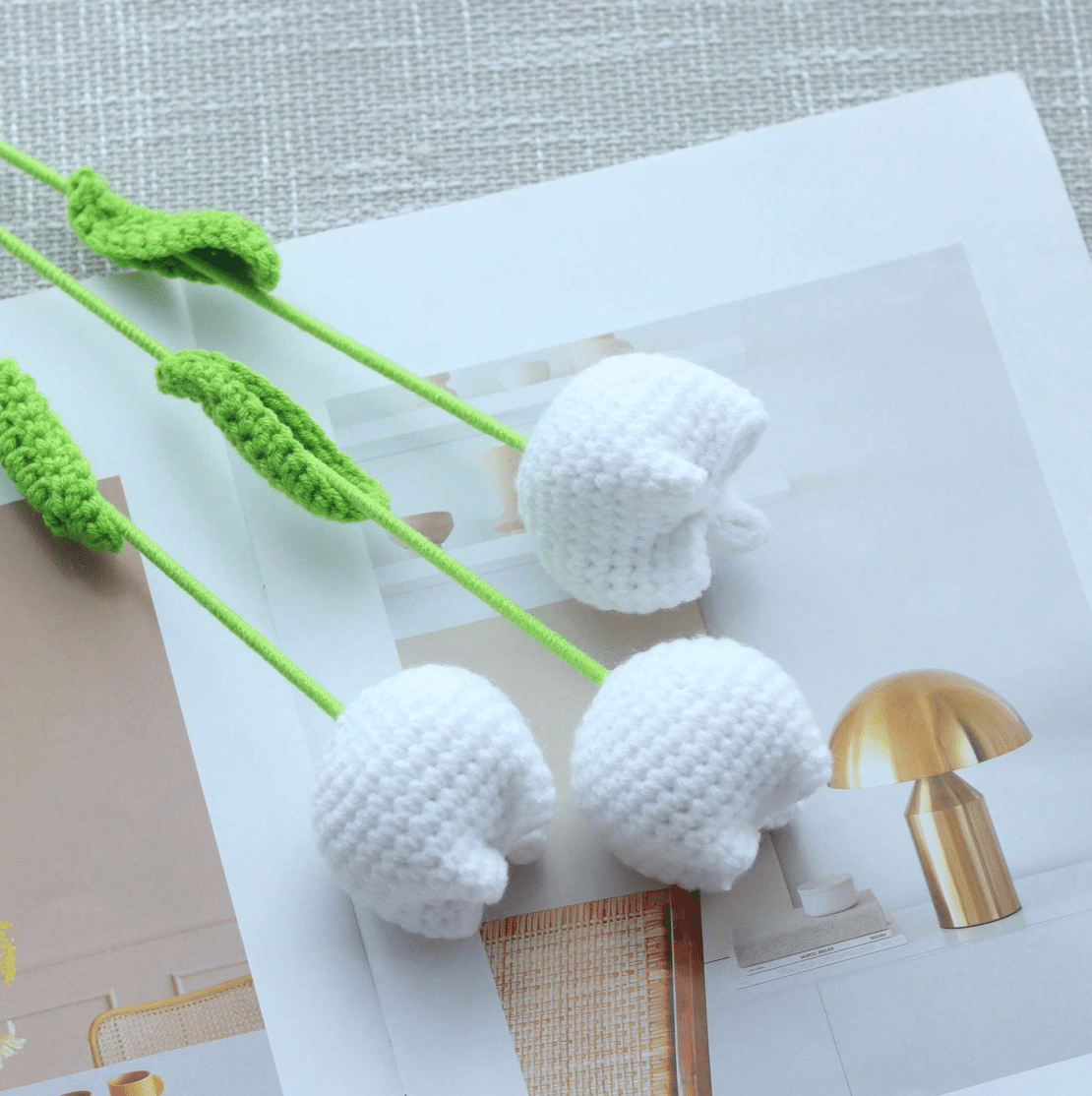 Handmade Crocheted Tulip Bouquet💐 - Joy Gift London