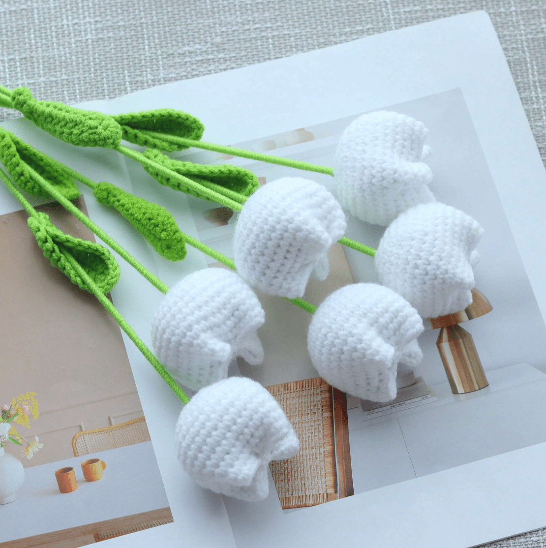 Handmade Crocheted Tulip Bouquet💐 - Joy Gift London