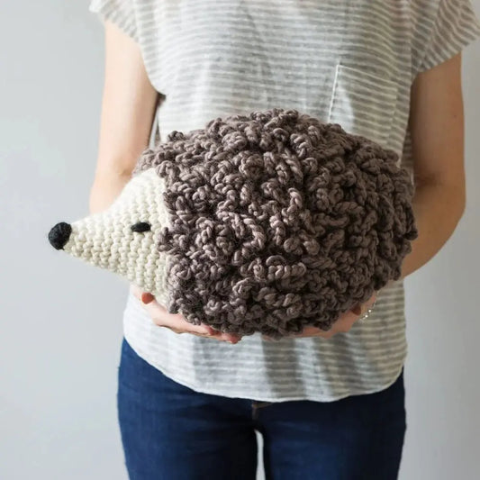 Crochet Big Hedgehog Toy - 35cm Size, Soft and Huggable for Endless Fun and Stress Relief - Joy Gift London