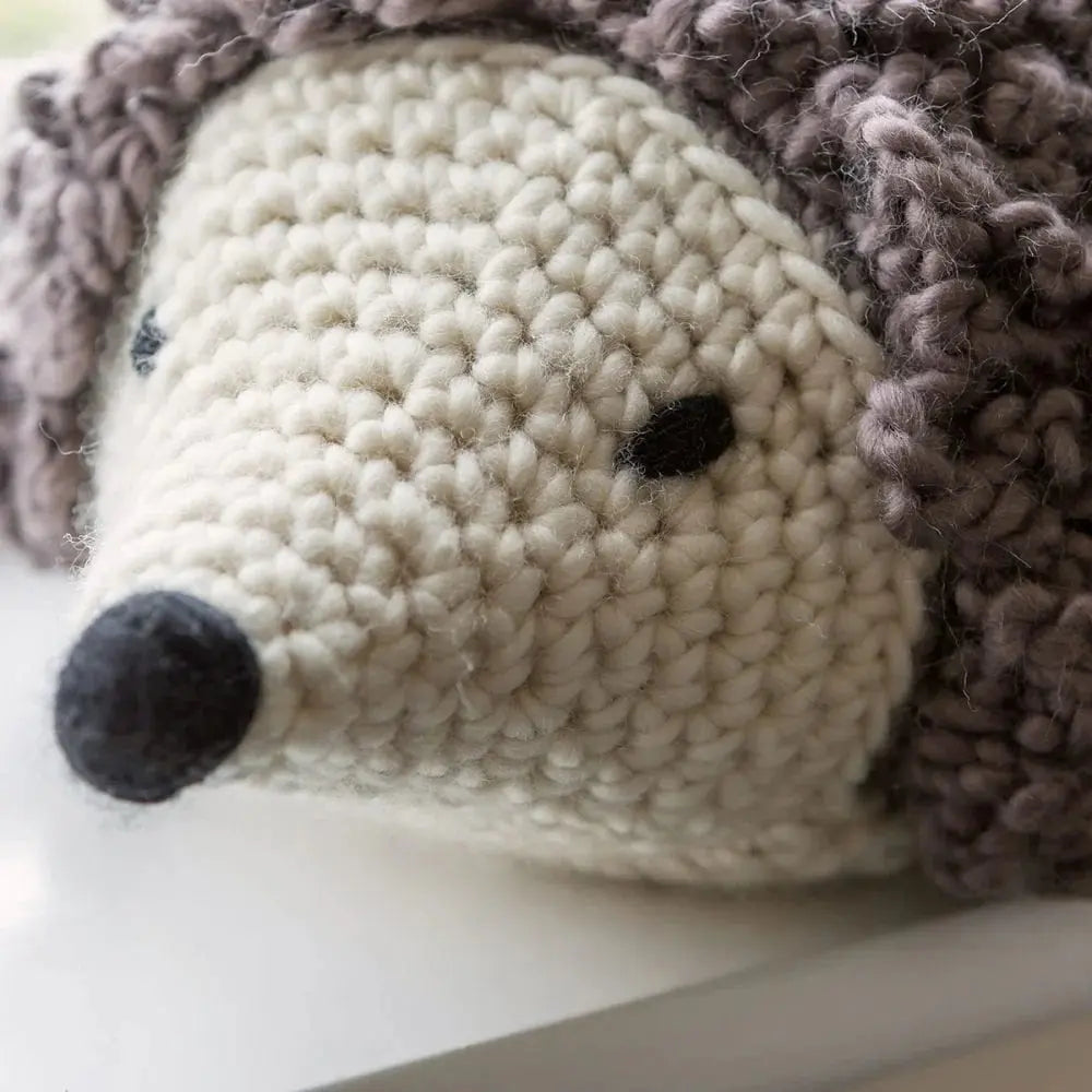 Crochet Big Hedgehog Toy - 35cm Size, Soft and Huggable for Endless Fun and Stress Relief - Joy Gift London