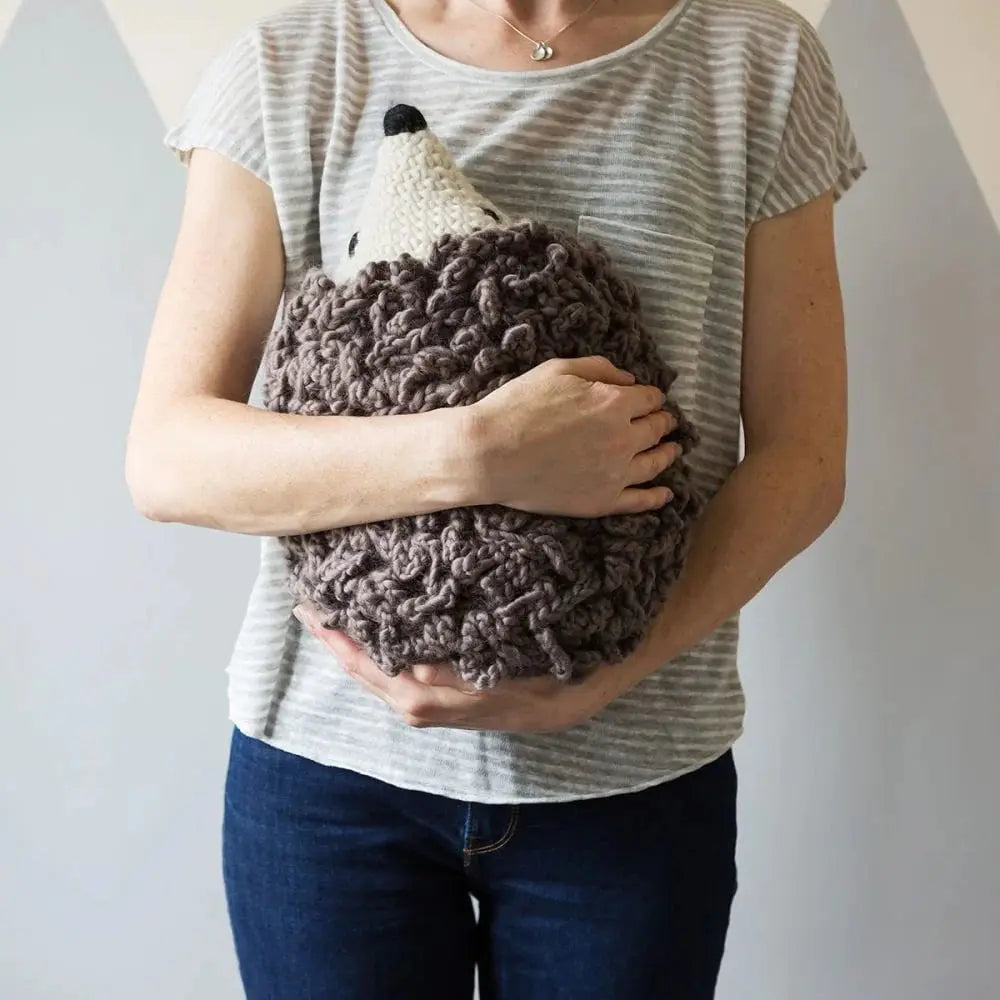 Crochet Big Hedgehog Toy - 35cm Size, Soft and Huggable for Endless Fun and Stress Relief - Joy Gift London