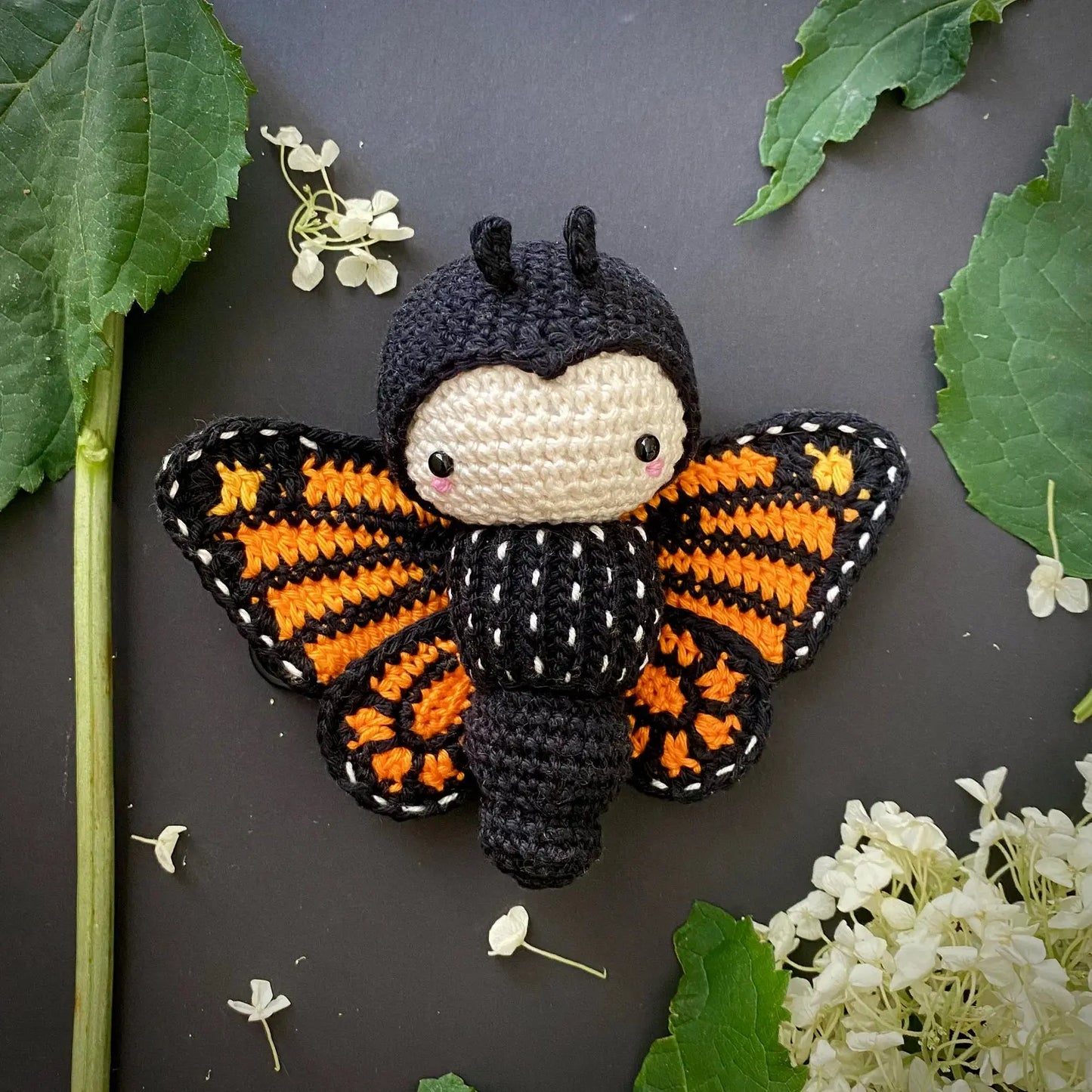 Crochet Cute British Copper Butterfly Toy TrendyToy