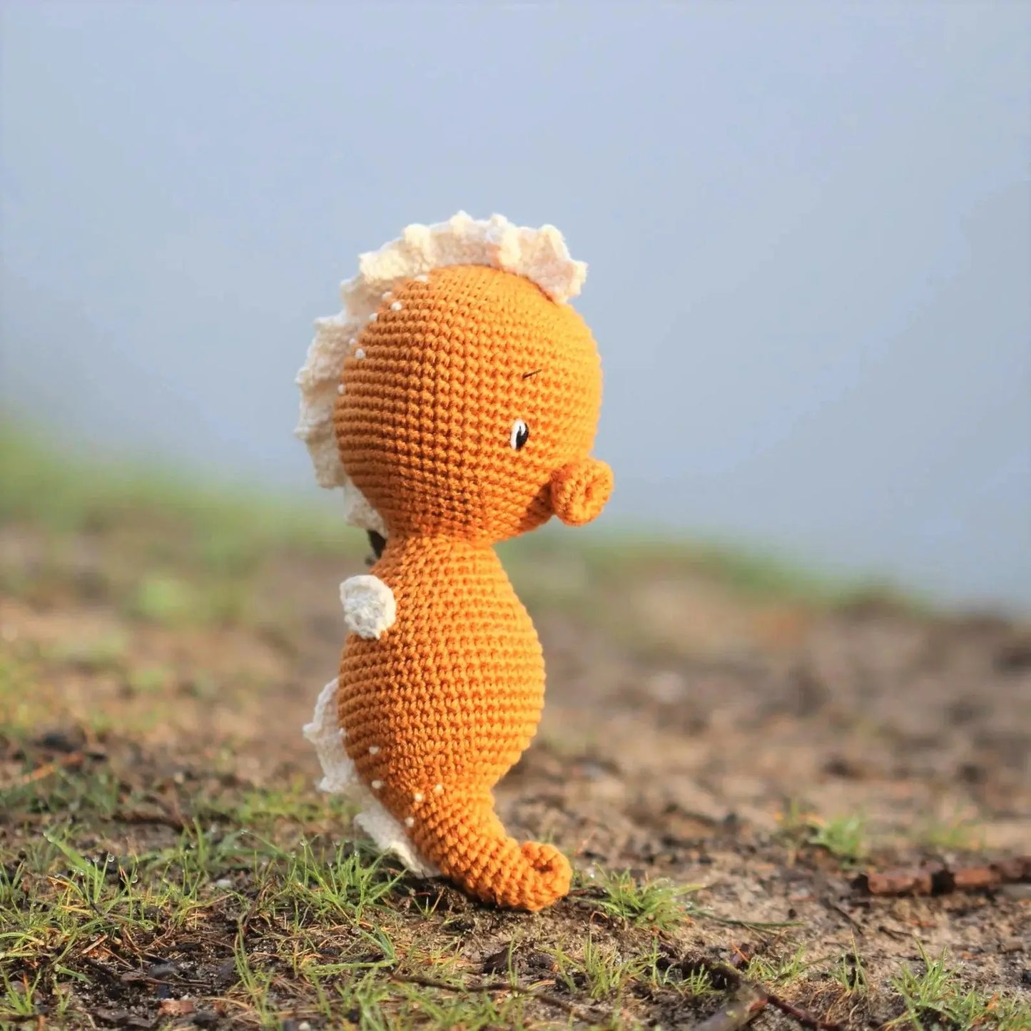 Handmade Crochet Little Cute Sea Horse Toy - Joy Gift London