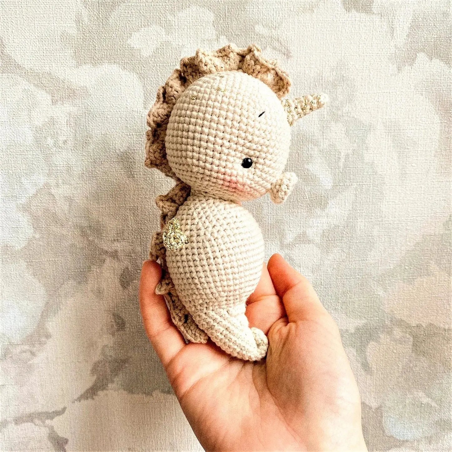 Handmade Crochet Little Cute Sea Horse Toy - Joy Gift London