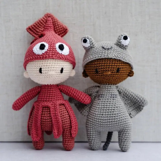 Crochet Squid and Stingray Friends TrendyToy