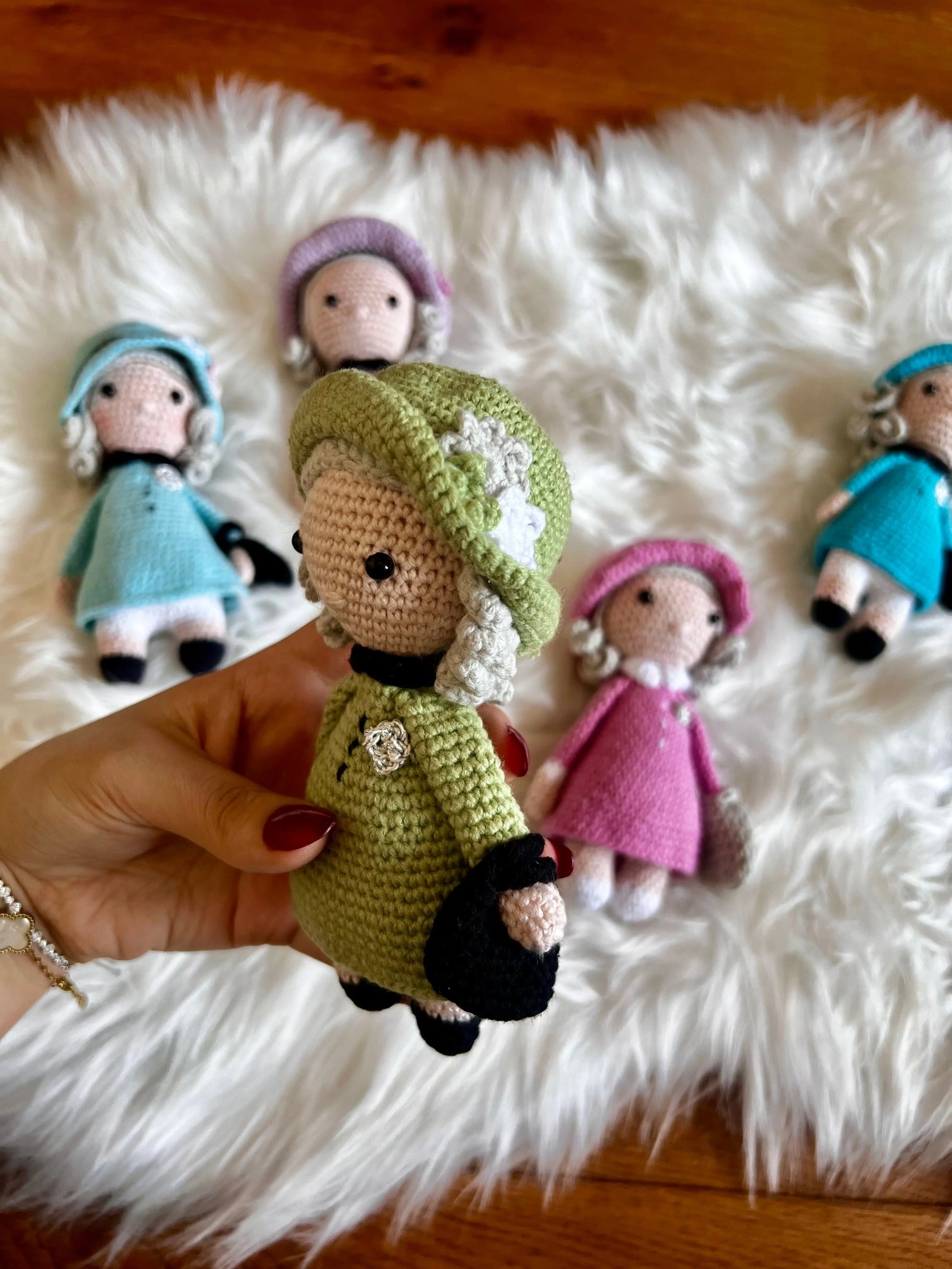 Crochet Queen Elizabeth II Doll - Joy Gift London