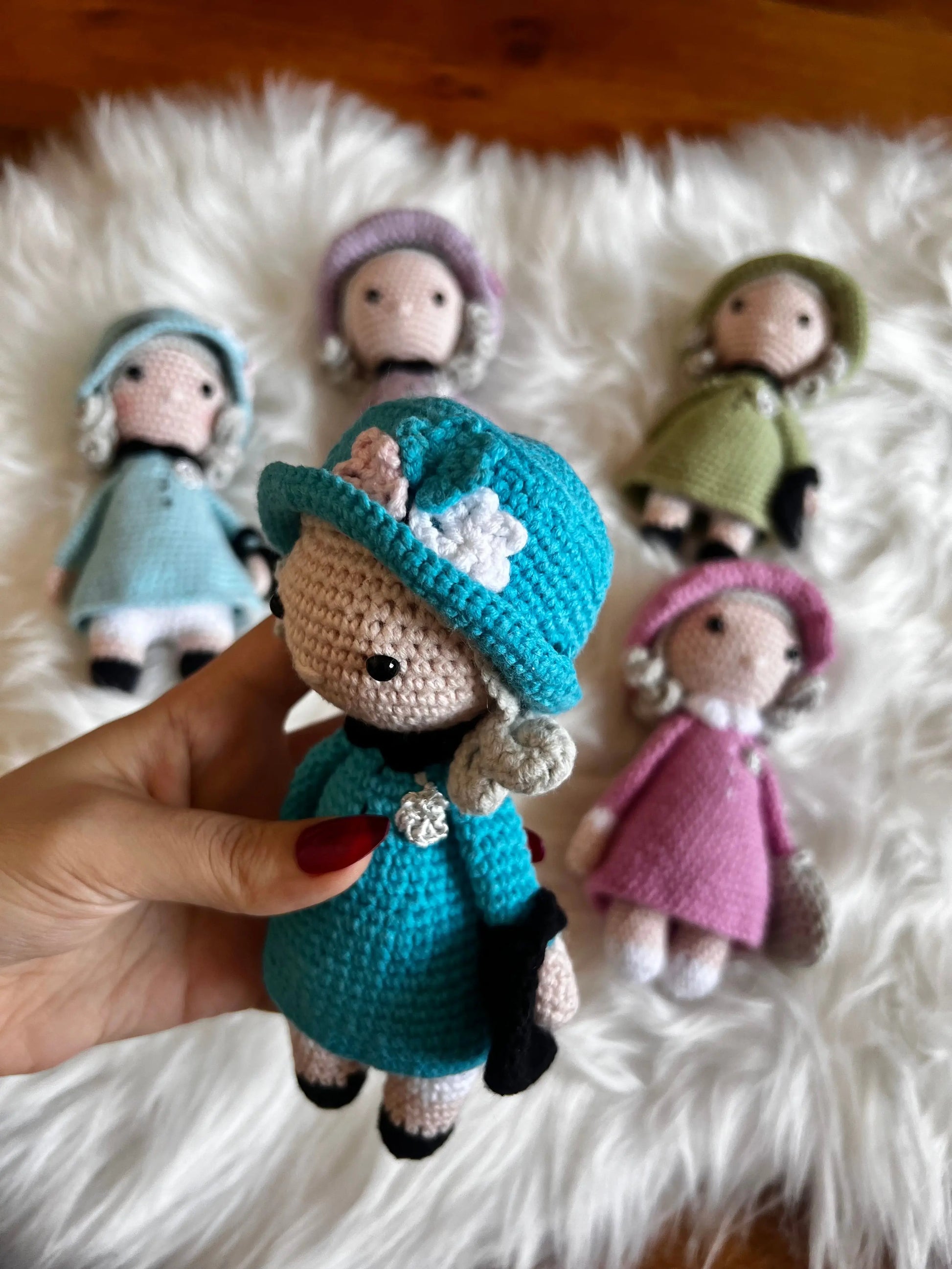 Crochet Queen Elizabeth II Doll - Joy Gift London